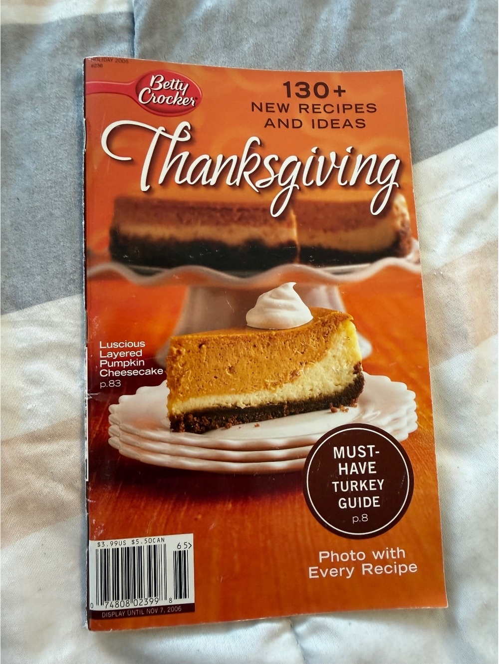 Betty Crocker Thanksgiving Magazine - 130+ New Recipes and Ideas